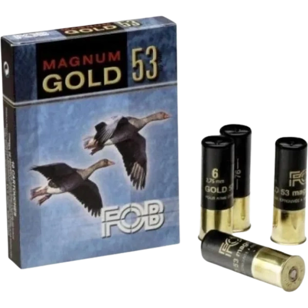 Cartuchos FOB Gold Magnum 53g 12/76