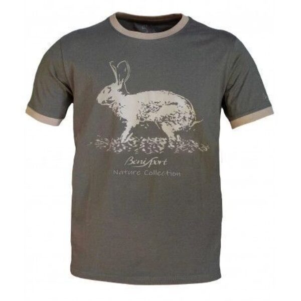 T-shirt Algodão Coelho Caqui