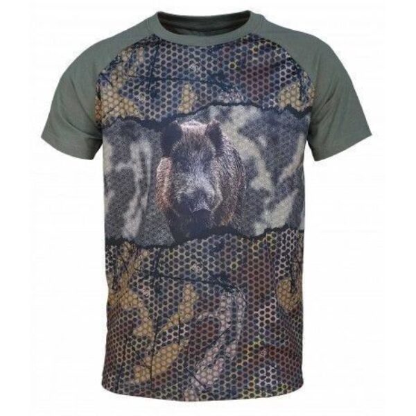 T-shirt Forest Print 3D Javali