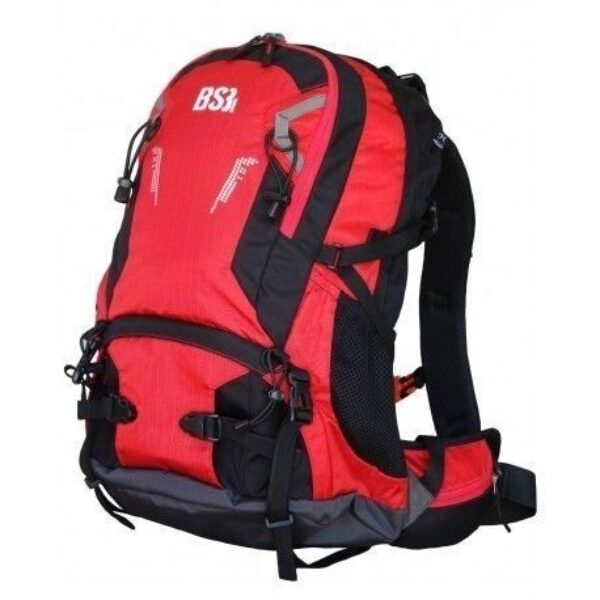 MOCHILA TECNICA "ATLAS" VERMELHO/PRETO